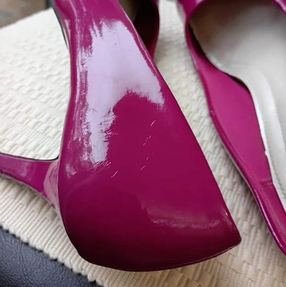 Comfort Plus slipon Heels Size 9.5 Elegant Magenta.Very Good Condition. - Picture 8 of 8